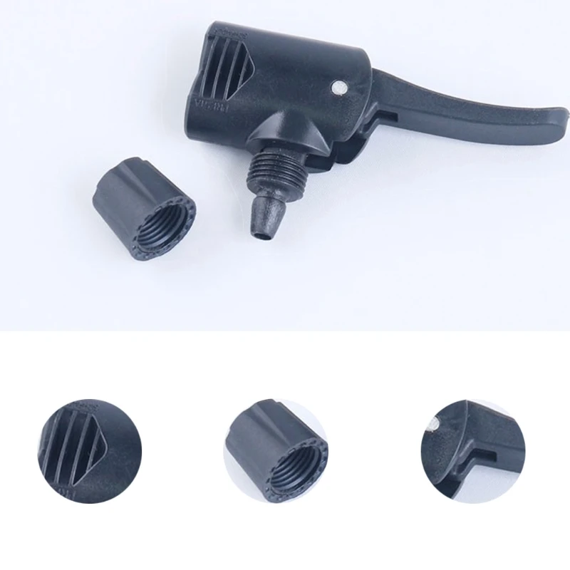 

Bike Bicycle Air Pump Inflator F/V A/V Valve Converter Nozzle Adapter Hose Adapter Dual Head Pumping Parts Accessories