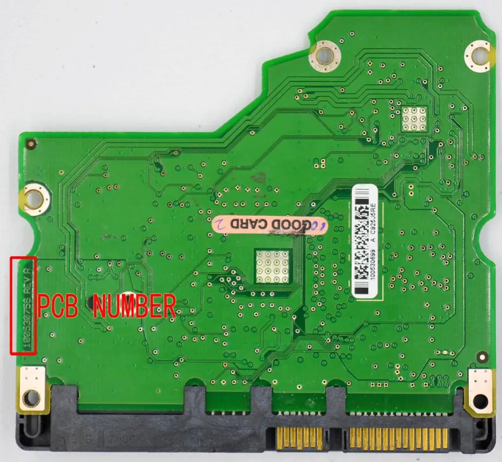 Seagate HDD PCB Jia Yuan Sheng номер логической платы/платы: 100530756 REV A, 100530699, ST31000333AS ST31500341AS