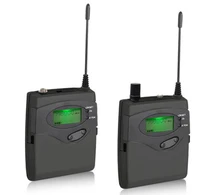 Sistema de Micrófono inalámbrico para la Cámara de DSLR Shooting Grabación de Entrevistas, transmisor y receptor Lavalier