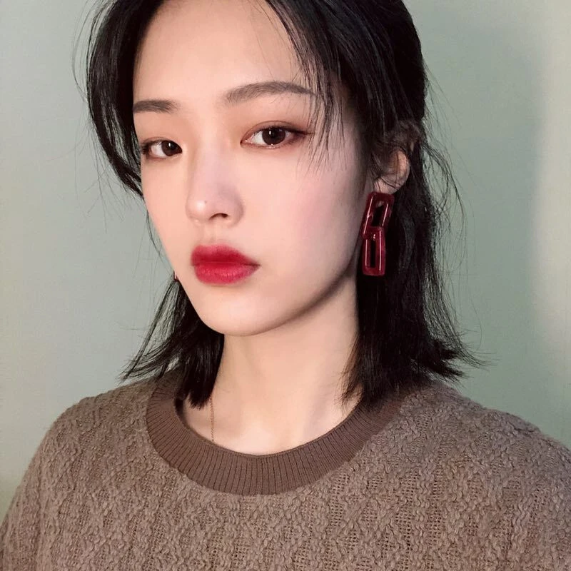 GuanLong Vintage Dangle Fashion Resin Earrings Women Big Long Geometric Acrylic Drop Earring Female Party Gifts Dangling Jewelry (3)