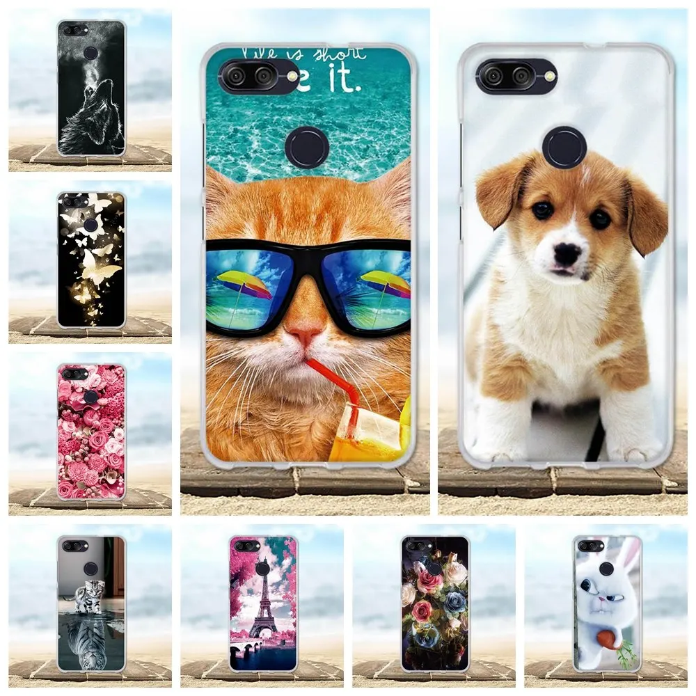 Phone Cases For Asus Zenfone Max Plus M1 ZB570TL Cover Painted Protective Silicon 3D Animal Cover For Asus MAX Plus ZB570TL Case Phone Cases For Asus Zenfone Max Plus M1 ZB570TL Cover Painted Protective Silicon 3D Animal Cover For Asus MAX Plus ZB570TL Case