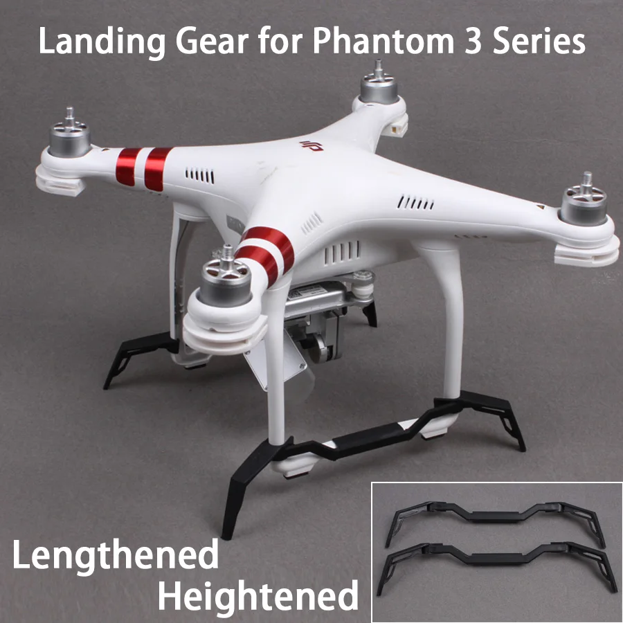 Удлиненная посадочная площадка DJI Phantom 3 для Standard/Advance/4 k/professional|skid|skid landingskid landing gear