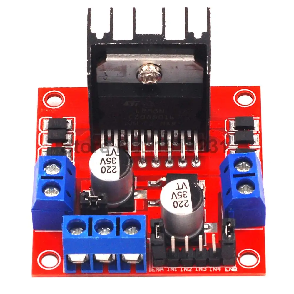 1 шт. L298N Модуль платы драйвера L298 шаговый двигатель умный автомобиль робот макет Пельтье высокой мощности