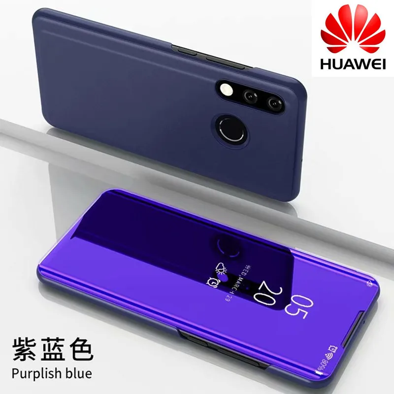 Флип-чехол для Huawei P20 Lite P10 P30 Mate 10 Pro 20 20X зеркальные Чехлы Honor 9 P Smart 2019 | Мобильные