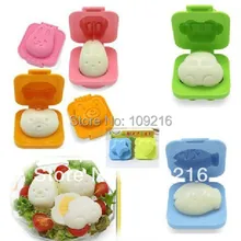 6 шт./компл. автомобиль и кролик и рыба и т. д. DIY формочка для суши, риса и для овощных роллов плесень, форма для яиц