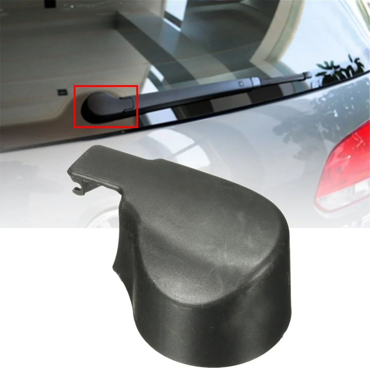 

Car Rear Back Window Wiper Arm Nut Cover Cap For VW Golf 6 MK6 Onwards 20
