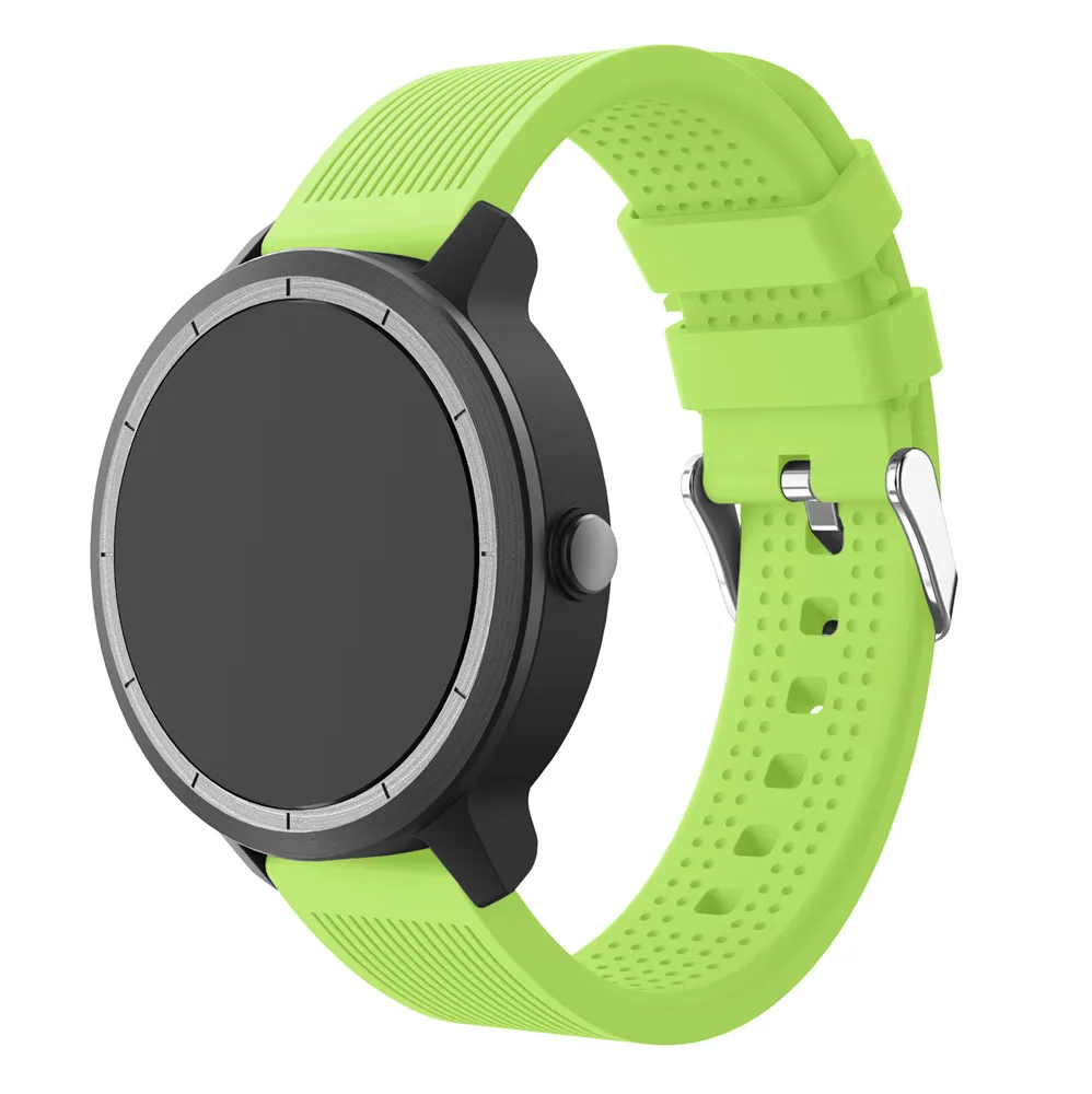 Мягкий силиконовый сменный ремешок для смарт-часов Garmin vivoactive3 vivomove HR смарт-браслет samsung Galaxy watch активный ремешок - Цвет ремешка: Коричневый