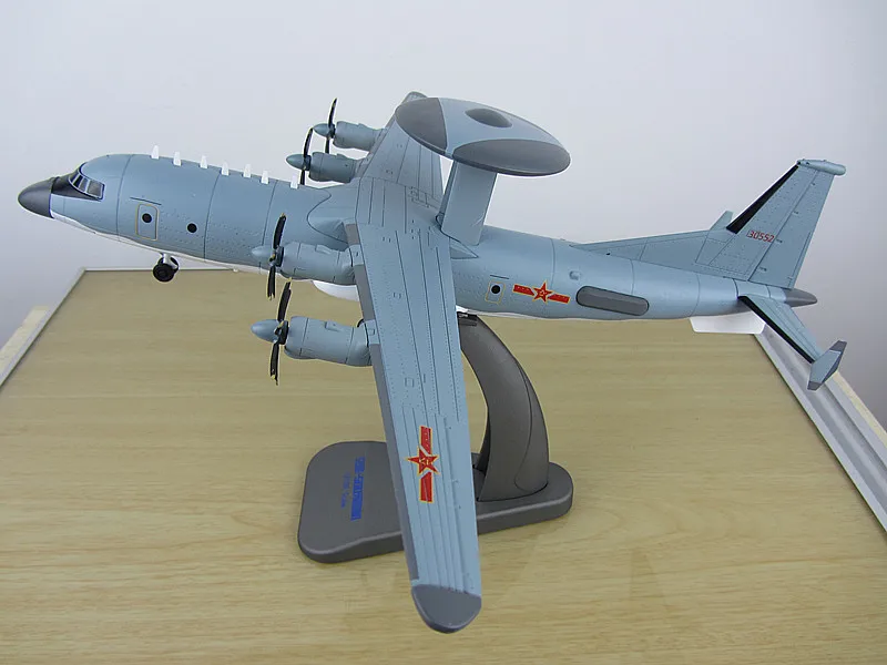 1/100 весы военная модель игрушки kongjing KJ-500 радиолокационного Airborne Предупреждение самолета литой металлический самолет модель игрушка для