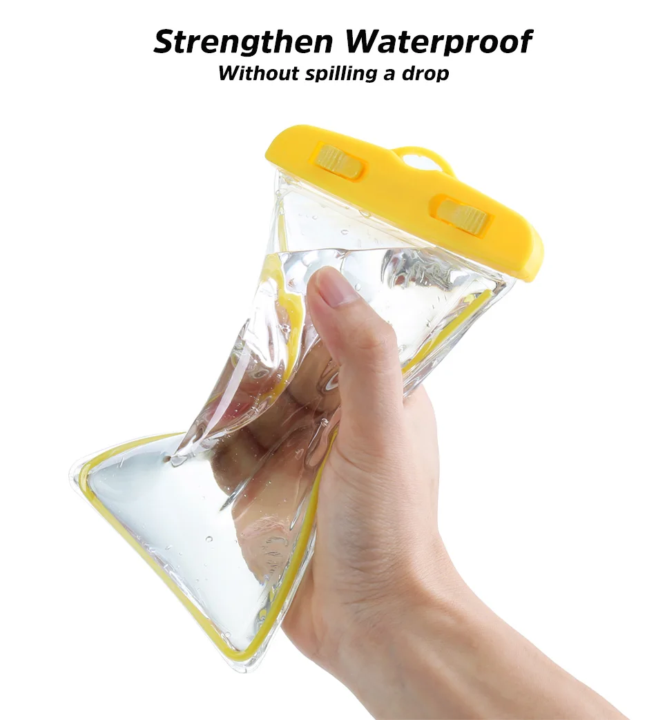 Caseier Универсальный Водонепроницаемый чехол для samsung S10 S9 S8 Плавание Защитная сумка для iPhone 7 8 6 5 водный парк для подводной съемки