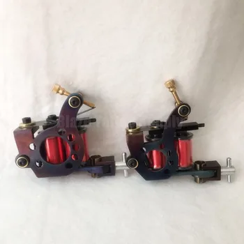 

Custom Top Tattoo Machine Wrap Coil Tattoo Gun For Liner Shader Tattoo Machine Power Needle Grip Kit Set Supply HBM-LS