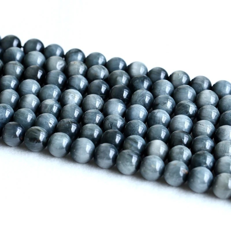 Natural Genuine Gray Falcon's Eye Eagle Eye Stone Semi precious stones