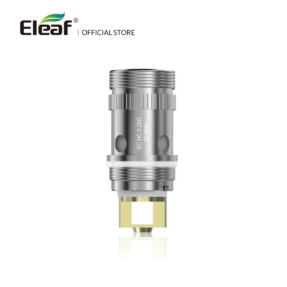 

5PCS/lot Original Eleaf EC NC 0.25ohm coil head fit for Lemo 3/iJust 2/iJust 2 mini/Melo 3/Melo 2/Melo Atomizer tank