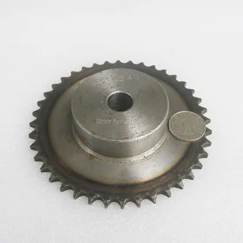 

06B 40T 40Teeth Pitch 9.525mm 3/8" Bore not larger than 18.3mm Industry Transmission Drive gear Single Sprockets mechanical part
