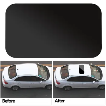 

LEEPEE Auto Simulation Panoramic Sunroof PVC Personalized Stickers Car Sticker with 3M Decorative Strip Waterproof Auto Decal