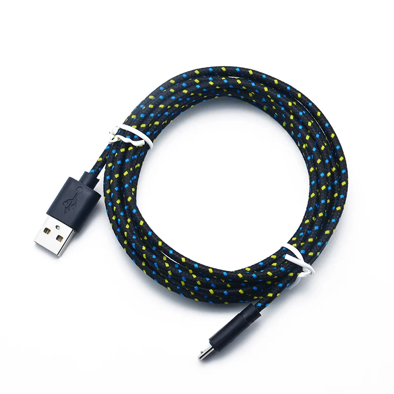 

1M Micro USB Data Charger Cable Fast Charging Hemp Rope USB Sync Data Cable Cord for Cell Phone Xiaomi Samsung Android
