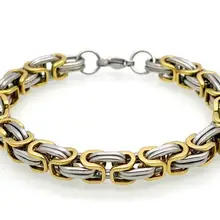 Горячая нержавеющая сталь магнитный браслет из нержавеющей стали рок ювелирные изделия высокого качества pulseira masculina Византийская цепь звено браслеты для женщин