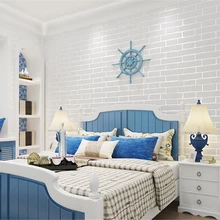 Плотные 3d обои с изображением белого кирпича, магазин одежды под кирпич, гостиная, ТВ фон, кирпичная стена, 3d обои