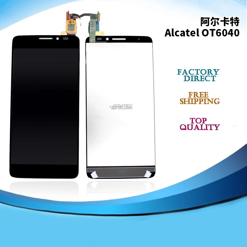 Сенсорный ЖК-экран для Alcatel Idol X OT6040 6040D Бесплатная доставка с ремонтными