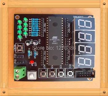 

Free Shipping!!! AVR MCU learning board / digital display streamline development board / ATMEGA16L \ 32L