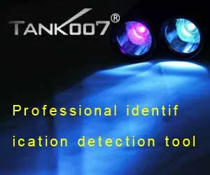 TANK007 TK566 светодиодный фонарик UV 395nm 1 Вт черный светодиодный фонарь Para Pesca японский фонарь Linterna Ultravioleta от батареи AA