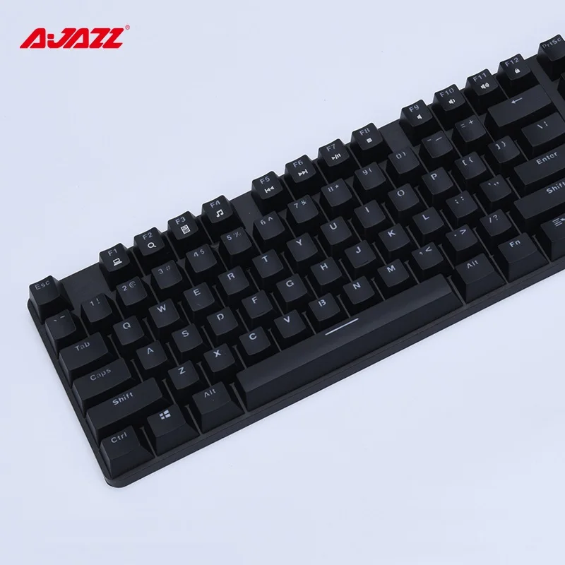 Ajazz ABS Топ распечатанный 87 клавиш/104 клавиши черный белый двухцветный