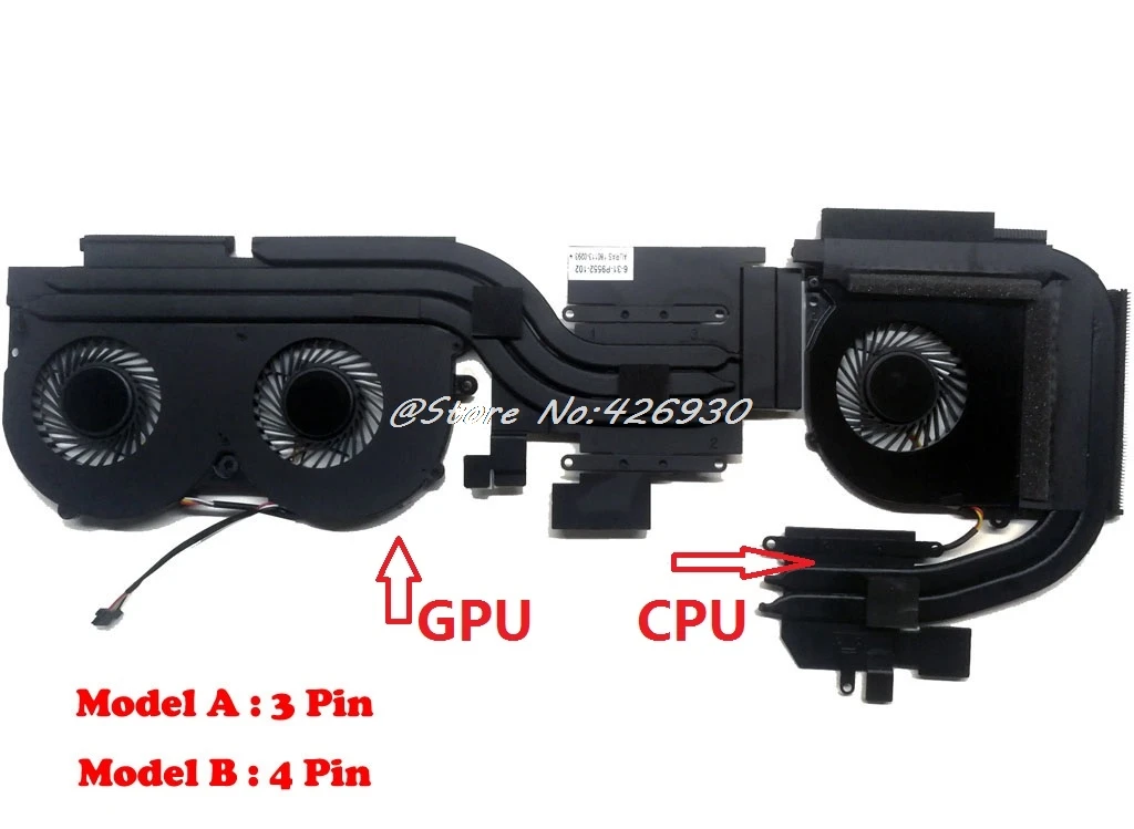 

Cooling Fan Modules For CLEVO P950ER P955HR P955EP6 P955EE6 P960EP6 6-31-P95E2-101 6-31-P95E2-501 6-31-P9502-102 New