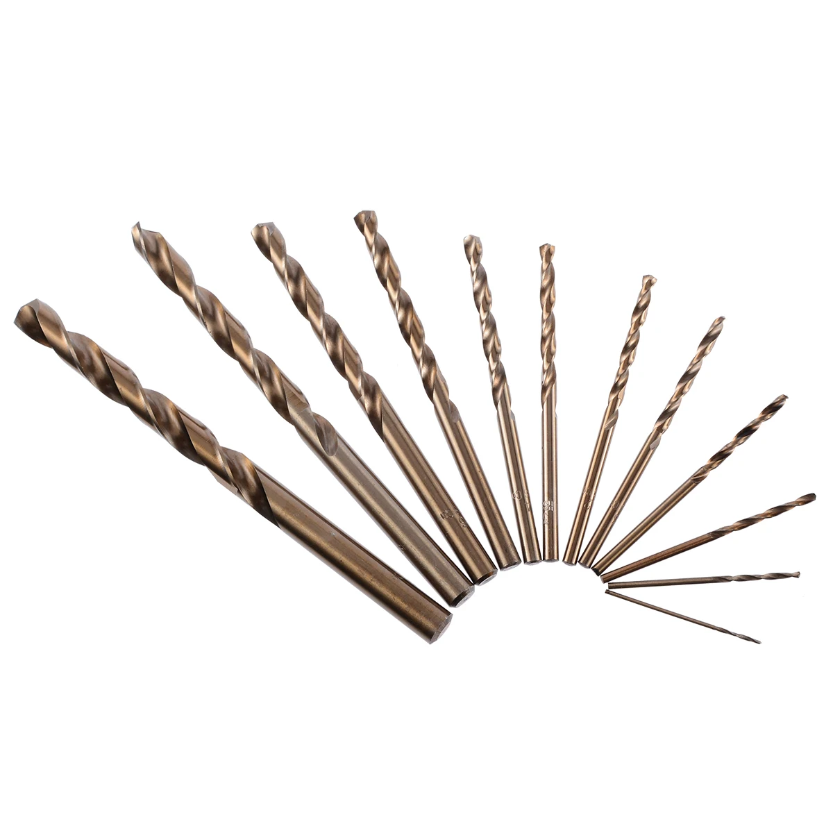 74pcs 1mm-8mm Cobalt Drill Bit Spiral Twist Drills HSS Steel Straight Shank Drill Bit Set Woodworking Metal Reamer Tool