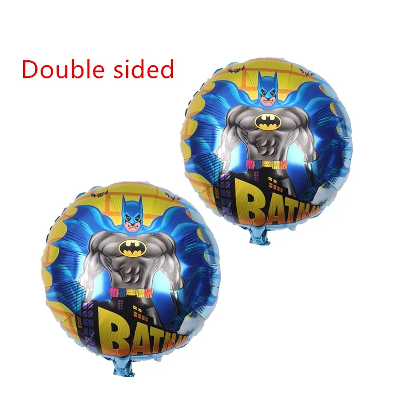 

New Hot 1pcs 18inch Super Hero Balloons Avengers Spiderman Batman Foil Balloon Children Birthday Party Supplies Baby Toys