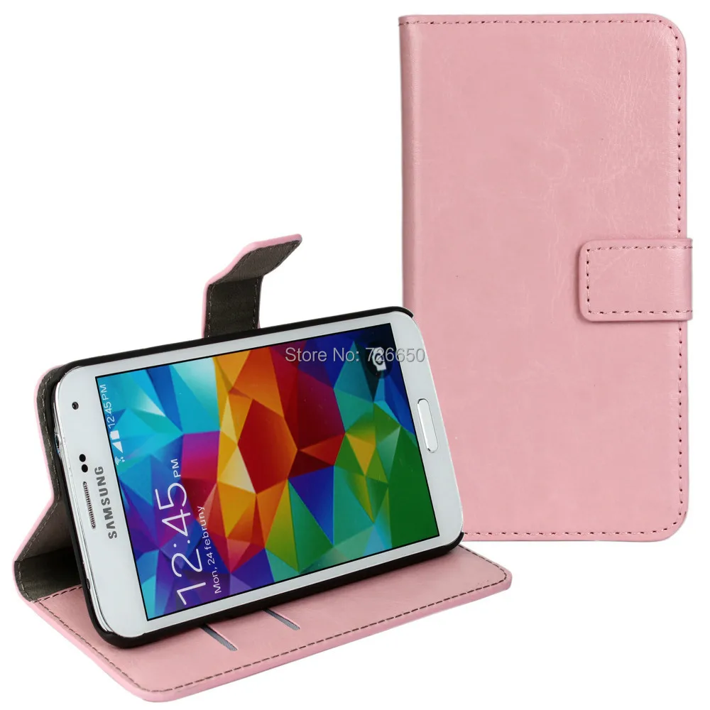 Crazy Horse Карманный кожаный чехол для Samsung Galaxy S5+ защита экрана