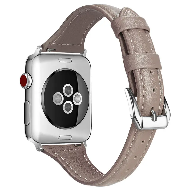 Кожаный ремешок для часов Apple Watch 38 мм 44 мм 40 мм 42 мм кожаный ремешок сменные браслеты для Iwatch браслет 83005 - Цвет ремешка: 7