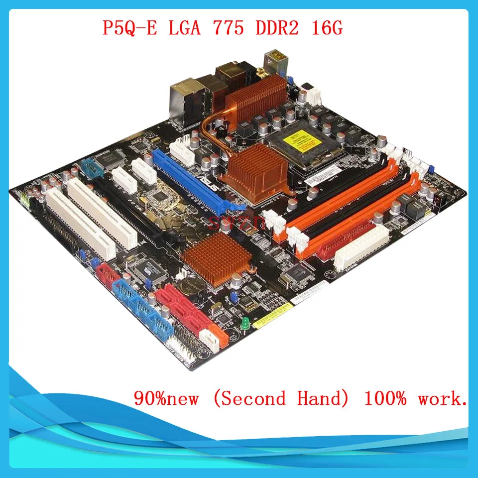 original Used Desktop motherboard For ASUS P5Q3 P45 Support Socket LGA 775 Maximum DDR2 16GB SATA2 USB2.0 ATX asus g31m s support ddr2 775 pin integrated small board g31m g31 motherboard