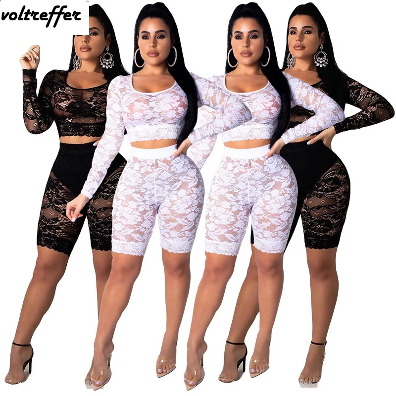 lace bodycon top