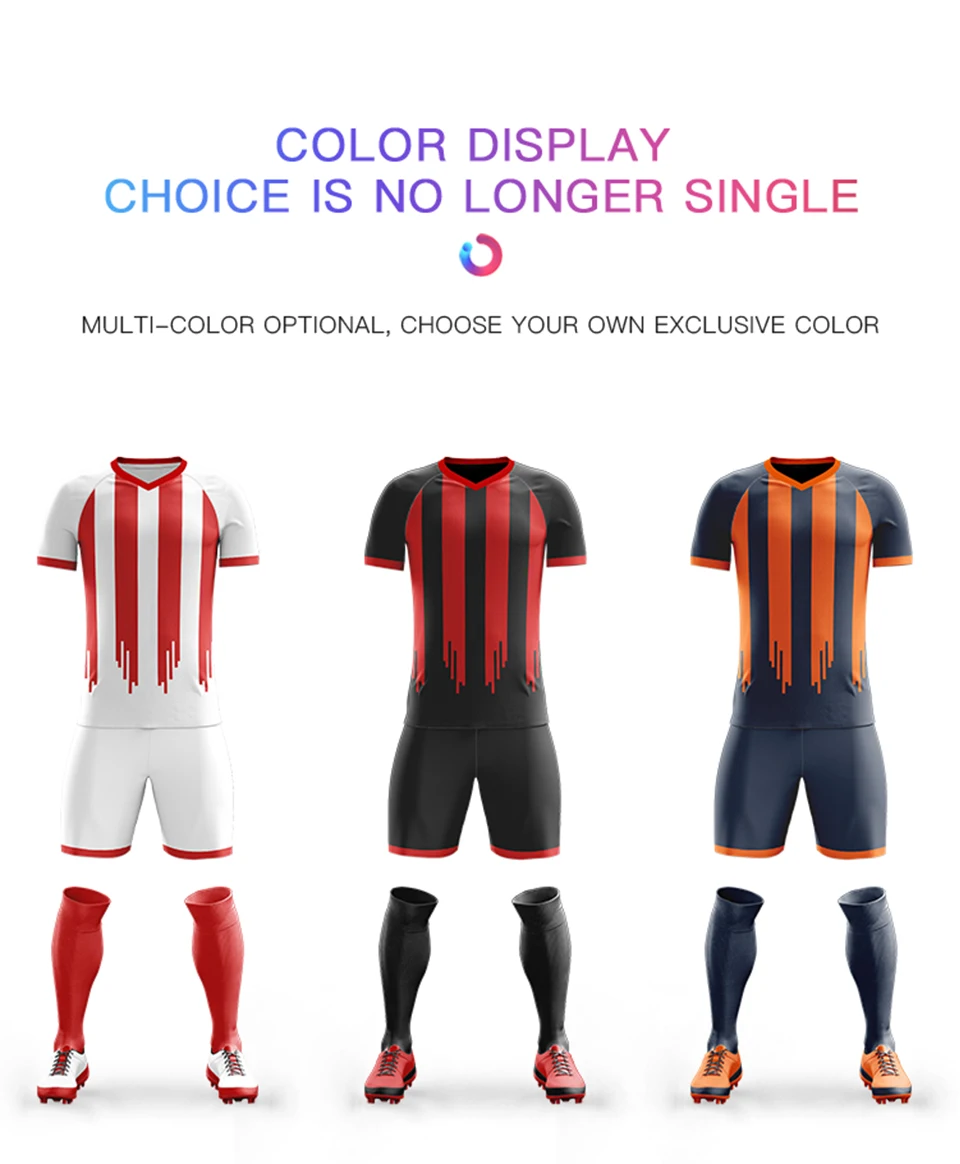 Soccer Jersey 2019 Football Kit Mens Youth Sports Suits Professional Football Jerseys Custom Design Tracksuit Soccer Uniform Soccer Jersey 2019 Football Kit Mens Youth Sports Suits Professional Football Jerseys Custom Design Tracksuit Soccer Uniform