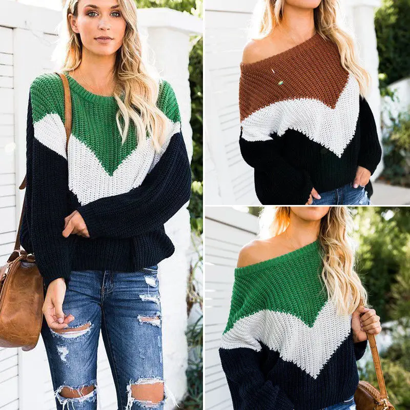 

Casual Women Long Sleeve Knitted Sweater Loose Solid Tops Outwear Coat