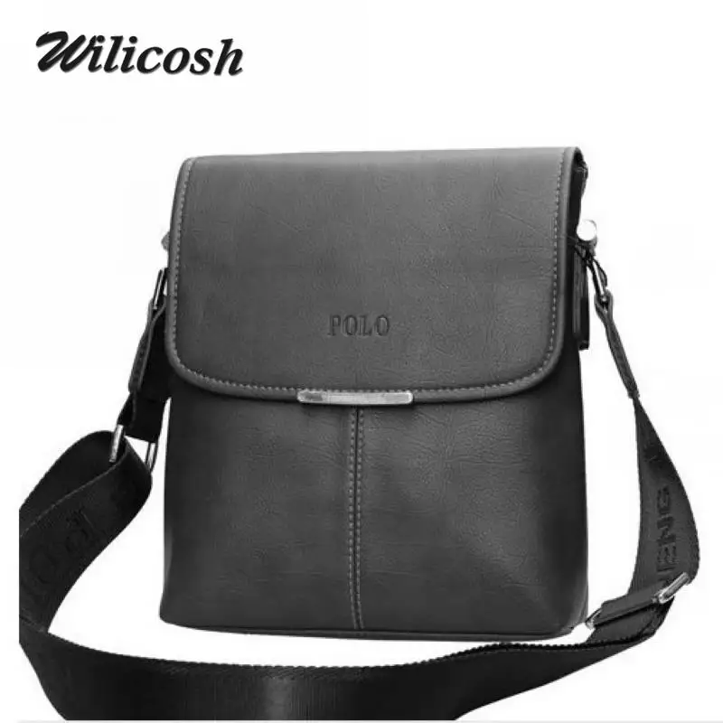 Buy 2016 Hot sale pu leather men messenger bags brand