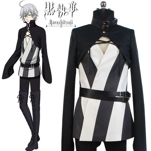 Kuroshitsuji Snake Circus Cosplay Costume Halloween Uniform Outfit Daily Clothing Shirt Coat Pants Neck Belt S Xl Cosplay Costume Costume Halloweencostume Cosplay Aliexpress