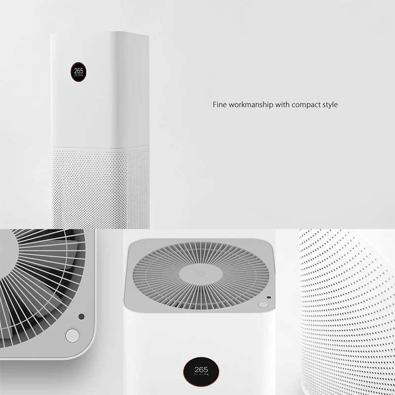 Оригинальный Xiaomi очиститель воздуха Pro Интеллектуальный oled дисплей CADR 500m3/h 60m3