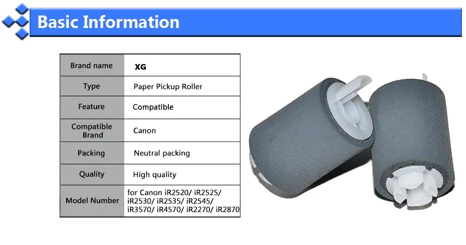 10X FC6-6661-000 Совместимость Бумага разделительный ролик Замена для Canon iR2520 iR2525 iR2530 iR2535 iR2545 3570 4570 2270 2870