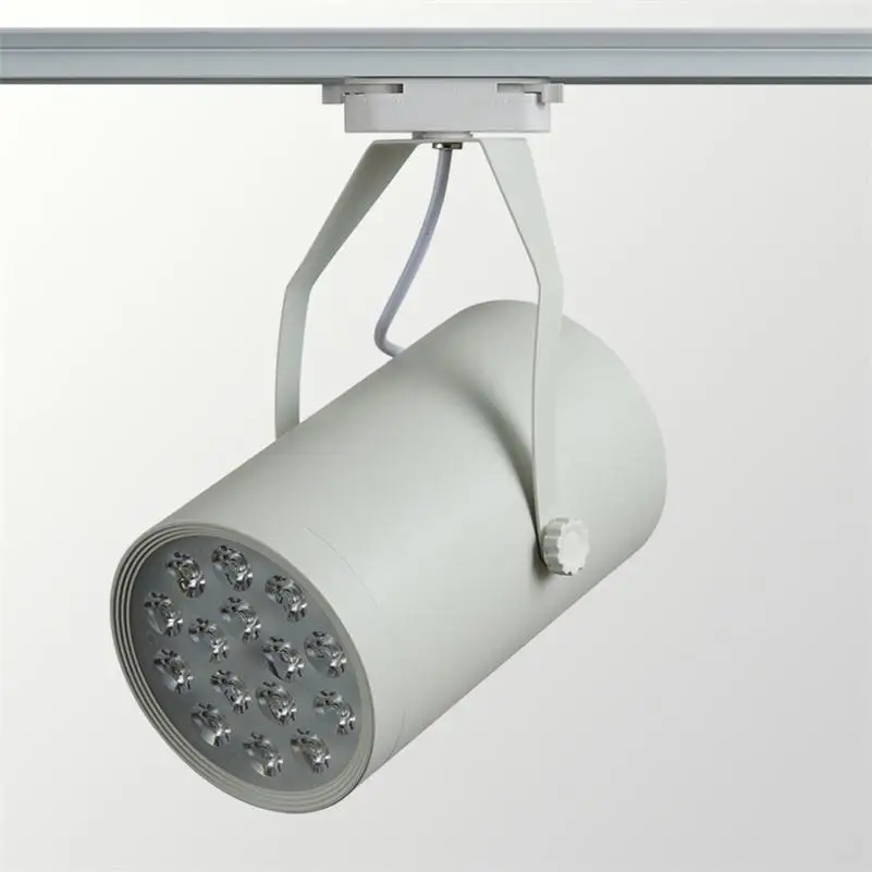 

Free Shipping Wholesale 85-265v 3 Years Warranty 15W Tracking Light Spot Bulb Flexible Ceiling Rail Track Fixture White LED Lamp