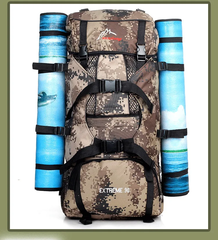 70l Khaki Di camouflage A Gre acu Grande Alpinismo Professionale camouflage Piedi Digital All'aperto Sacchetto Gree Army Escursioni Borsa Tela Indietro Grass Camouflage A5155 Capienza Zaino Campeggio TEqArT