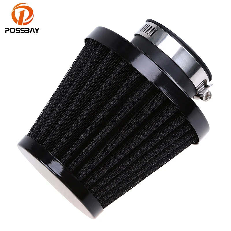 

POSSBAY Universal 35mm/39/mm/48mm/54mm/60mm Motorcycle Air Filter Cleaner Pit Bike Scooter Air Pods ATV Quad for Honda Suzuki