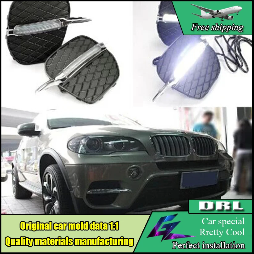 Car Styling LED DRL Daytime Running Light For BMW X5 E70 2011 2012 LED
