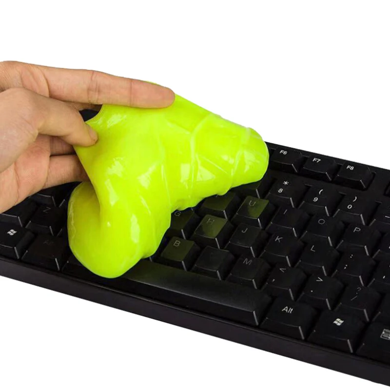 Многофункциональный Супер пылезащитный очиститель клавиатуры мягкий клей чистящий инструмент Слизистый Гель универсальный для ПК Компьютерная клавиатура автомобильный выход