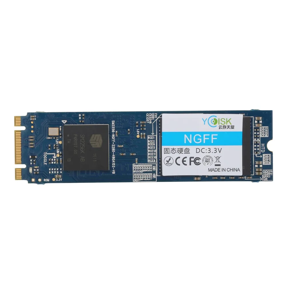 Goldendisk YCdisk серийный NGFF M.2 SSD 64 ГБ 128 ГБ 2242 2260 2280 Внутренний твердотельный жесткий диск модуль для планшета/ультрабука