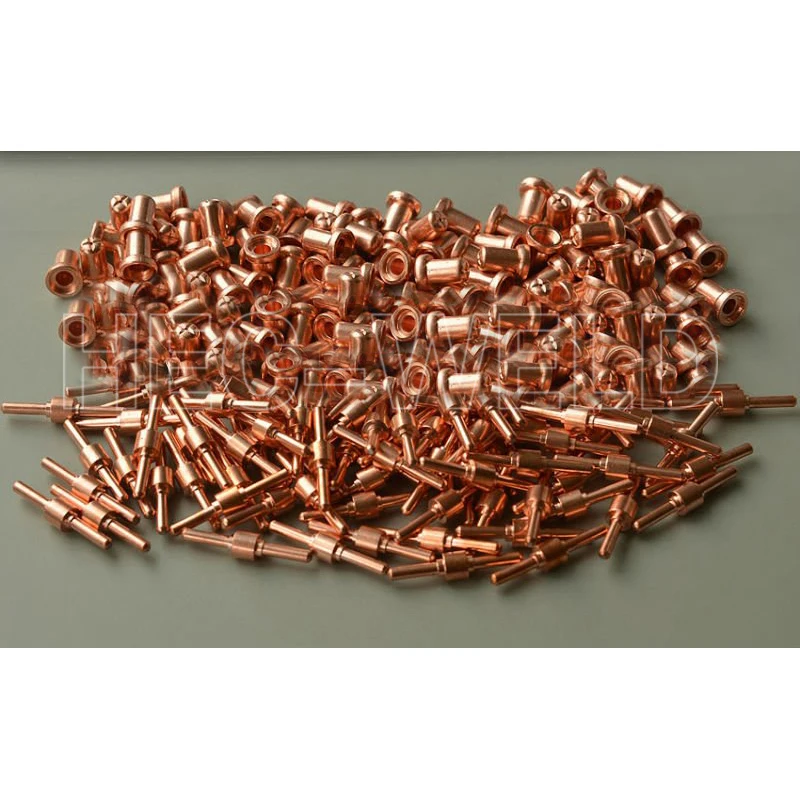 

FREE SHIPPING 18205L Plasma Electrodes Extended 18866L Plasma Tip Nozzles Extended Fit PT-31 Knife Plasma Cutter Consumables KIT