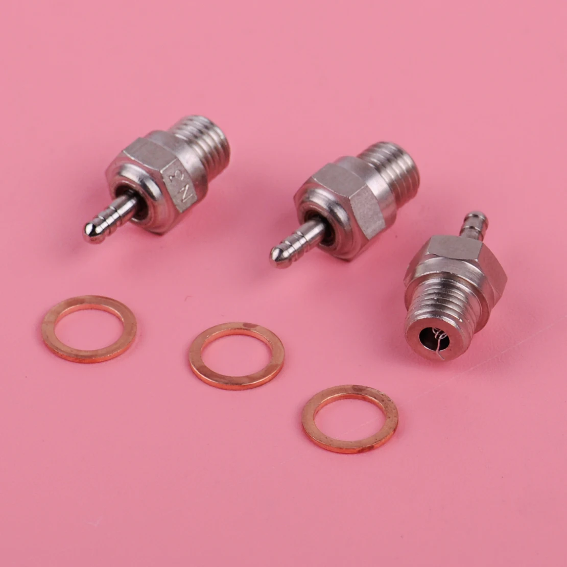 3Pcs 70117 HOT Glow Plug N3 Fit for 1/10 Engine Parts Nitro RC Car