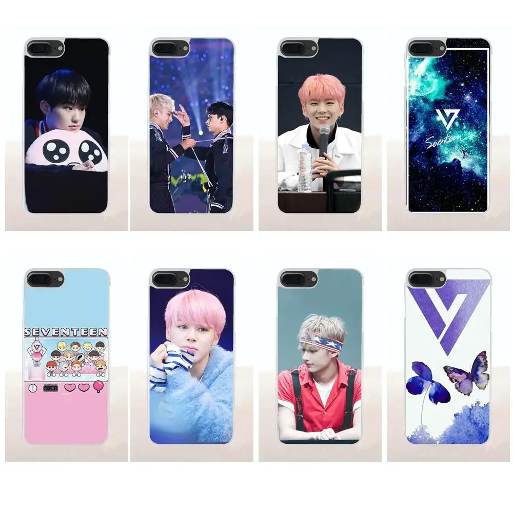 Soft TPU Cover Kpop Seventeen Logo For Apple iPhone 4 4S 5 5C SE 6 6S 7 8 Plus X | Мобильные телефоны и аксессуары