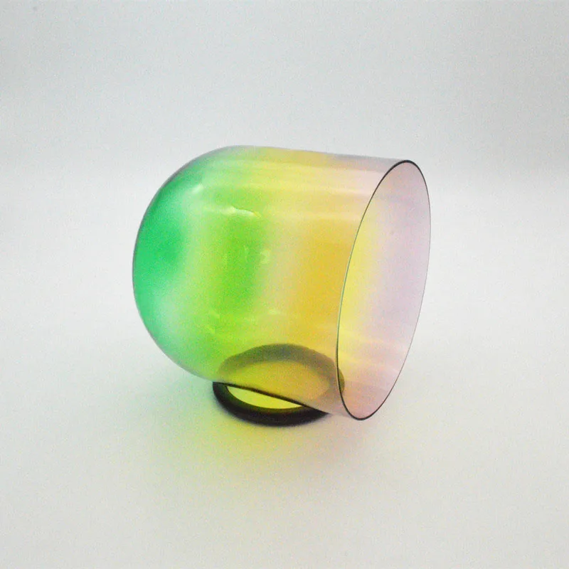 Хрустальная Поющая чаша 4-го Октава Raiknbow Quartz Note C/D/E/F/G/A/B/A # с красосветильник Том