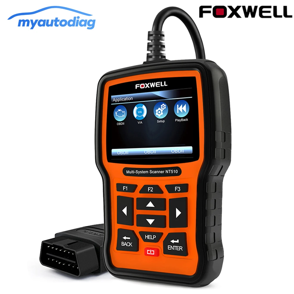 OBD OBD2 Car Scanner Diagnostic Tool FOXWELL NT510 Full System ABS