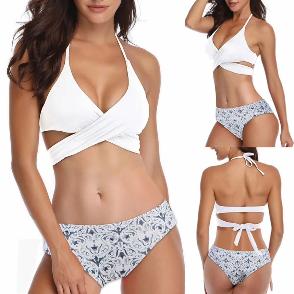 

Women Sexy solid Bikini Set Push-Up Padded Swimwear Bathing Swimsuit Beachwear bikinis set women push up sexy bathing suit4fn